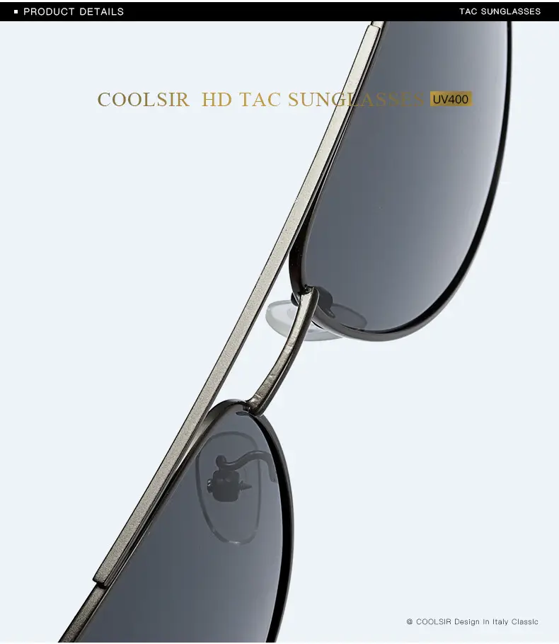 European American New Metal Frame Polarized Sunglasses — feature 15