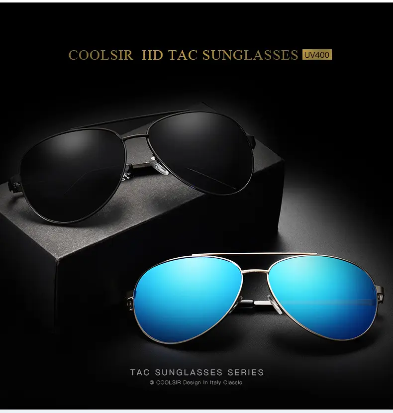 European American New Metal Frame Polarized Sunglasses — feature 4