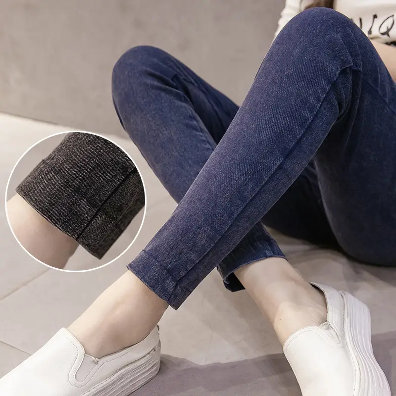 2024 Korean Style Stretch Slim Fit Denim Pants - Image 5