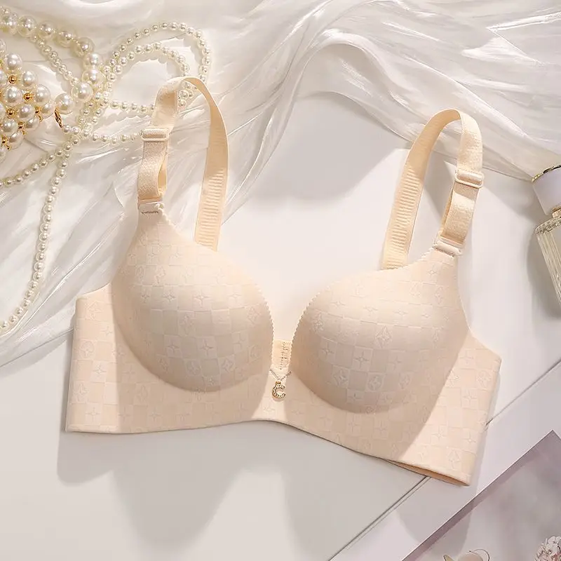 Super Thick Traceless 6cm Underwear Women's Small Chest Thickened Push-up Large Flat Chest A- cup Special Breast Bra suit - Image 2