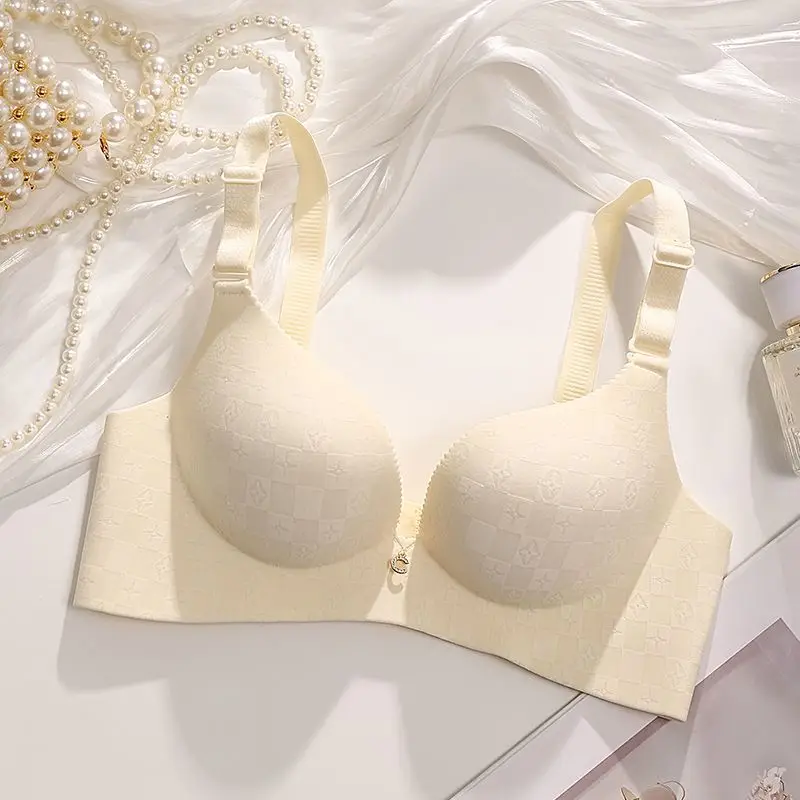 Super Thick Traceless 6cm Underwear Women's Small Chest Thickened Push-up Large Flat Chest A- cup Special Breast Bra suit - Image 4