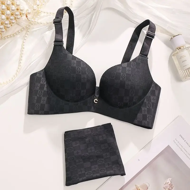 Super Thick Traceless 6cm Underwear Women's Small Chest Thickened Push-up Large Flat Chest A- cup Special Breast Bra suit - Image 6