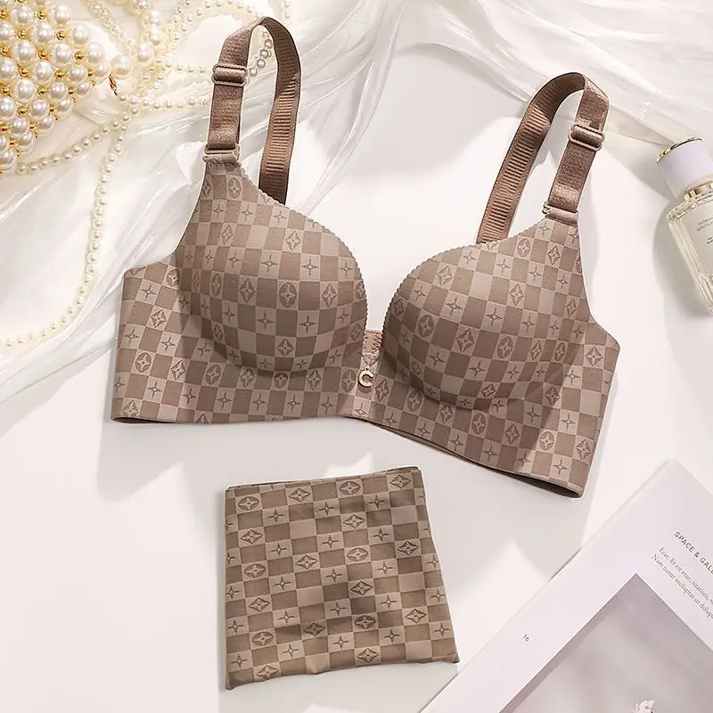 Super Thick Traceless 6cm Underwear Women's Small Chest Thickened Push-up Large Flat Chest A- cup Special Breast Bra suit - Image 8
