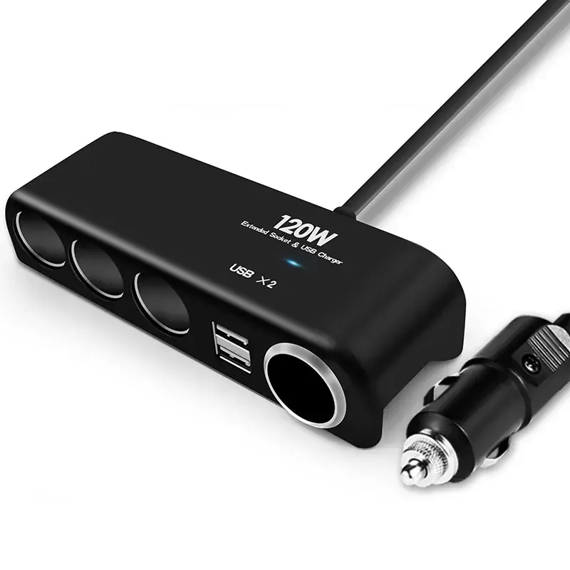 Dual USB Car Charger for Cigarette Lighters 120W - Image 5