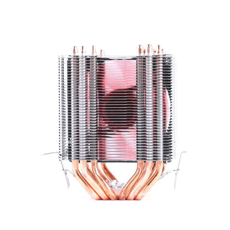 Pure Copper Six-Tube Dual-Tower Cpu Cooler 1700Amd1155 Desktop Computer Fan E5 Xeon Cpu Cooler