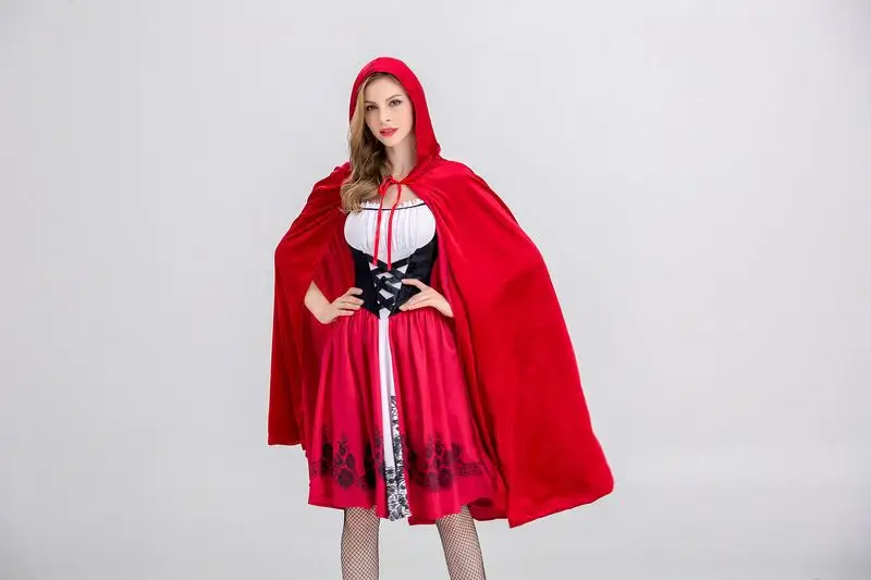 Little Red Riding Hood Halloween Costume Castle Queen Adult Role Play — feature 10