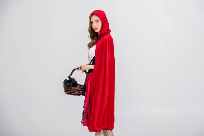 Little Red Riding Hood Halloween Costume Castle Queen Adult Role Play — feature 7