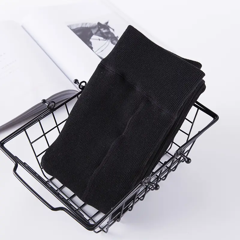 Black Fleece Lined Warm Pants for Women