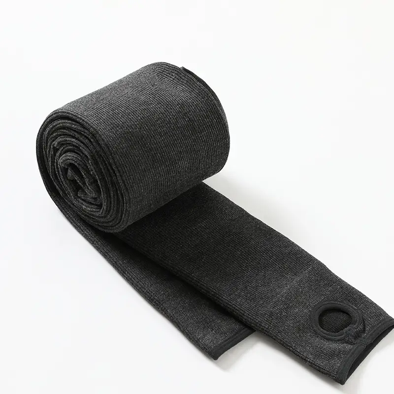 Black Fleece Lined Warm Pants for Women