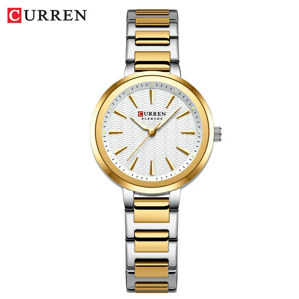 Women's Stainless Steel Waterproof Watch Blue Dial - Image 10