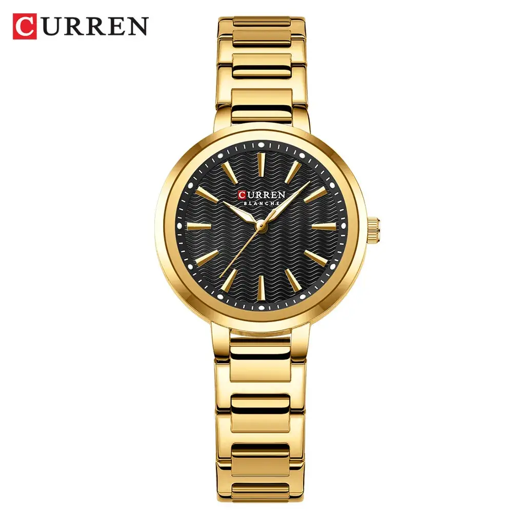 Women's Stainless Steel Waterproof Watch Blue Dial - Image 5