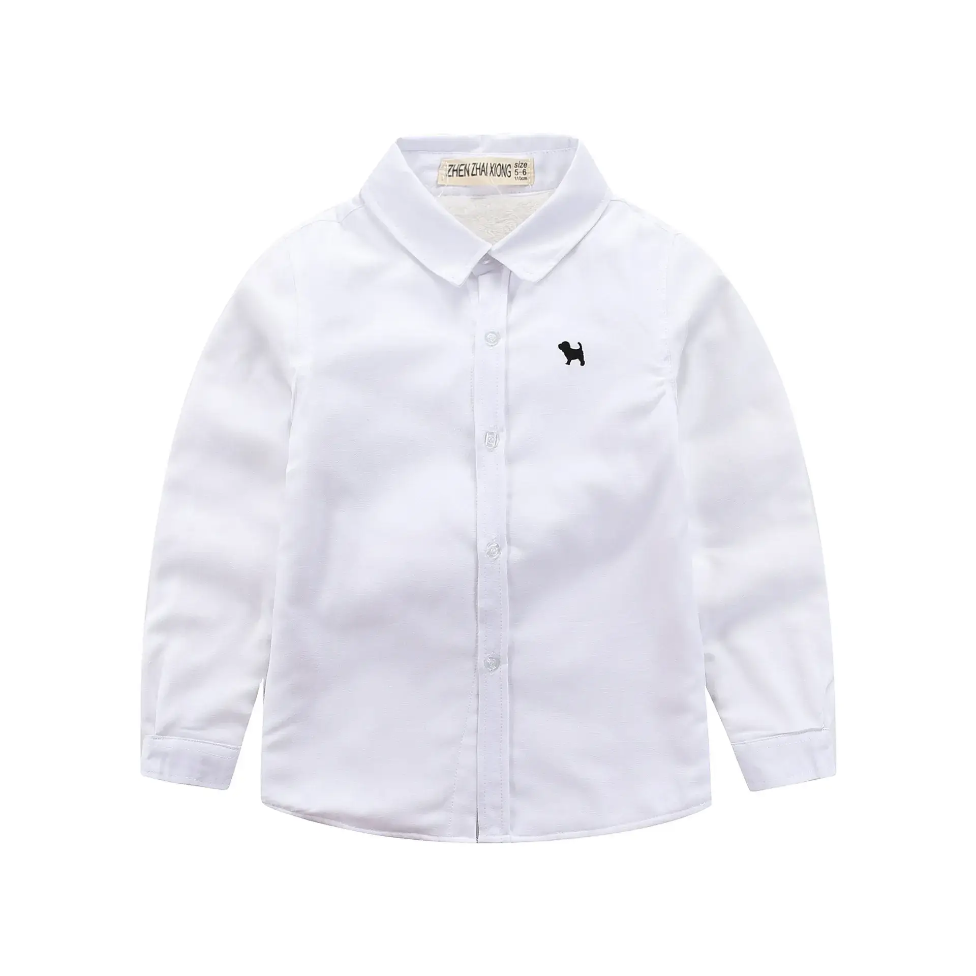 Pink Polo Shirt for Boys Winter Warm Cotton - Image 2