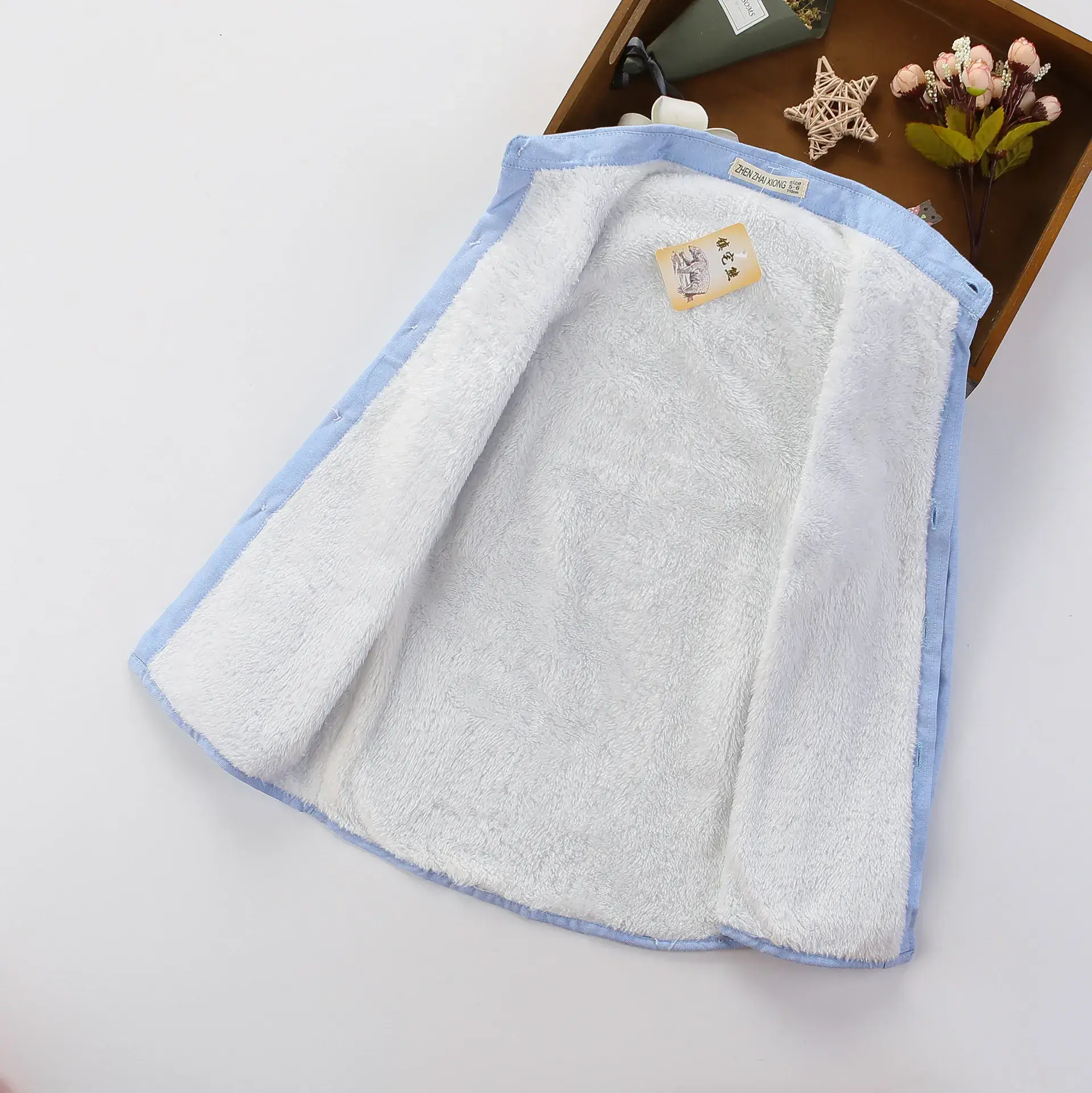 Pink Polo Shirt for Boys Winter Warm Cotton - Image 4