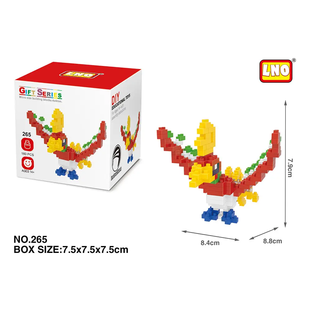 LNO 251 Mini Pokemon Building Blocks Yellow - Image 2