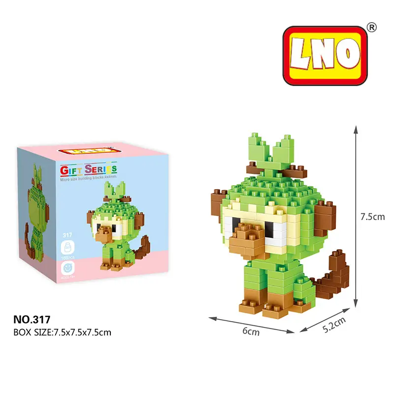 LNO 251 Mini Pokemon Building Blocks Yellow - Image 21