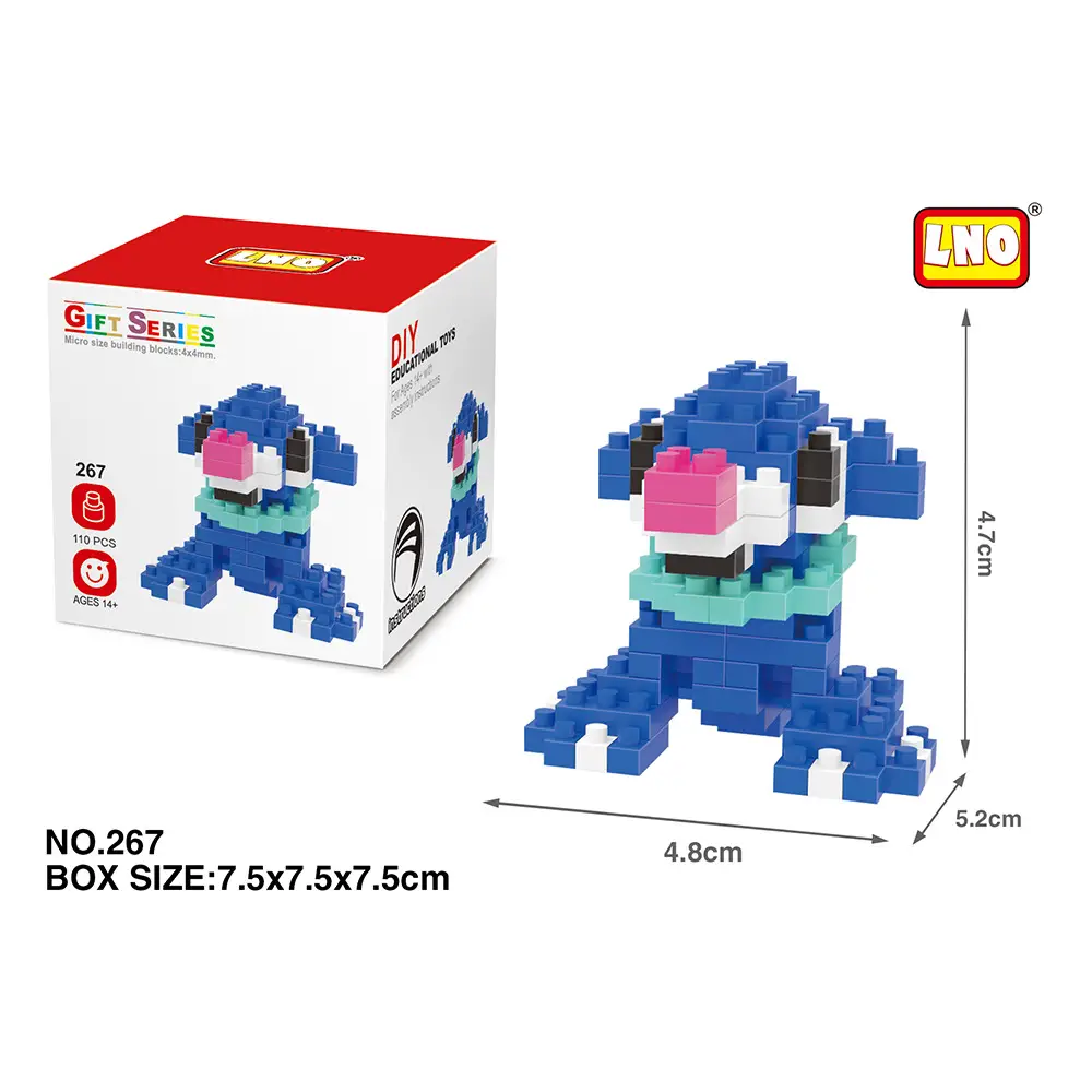 LNO 251 Mini Pokemon Building Blocks Yellow - Image 4