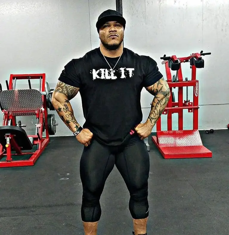 Kill It 5% Bodybuilding T-Shirt Black - Image 5