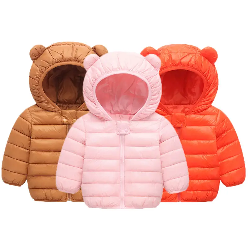 Blue Bear Ears Cotton Padded Coat for Kids Small Medium - Image 10
