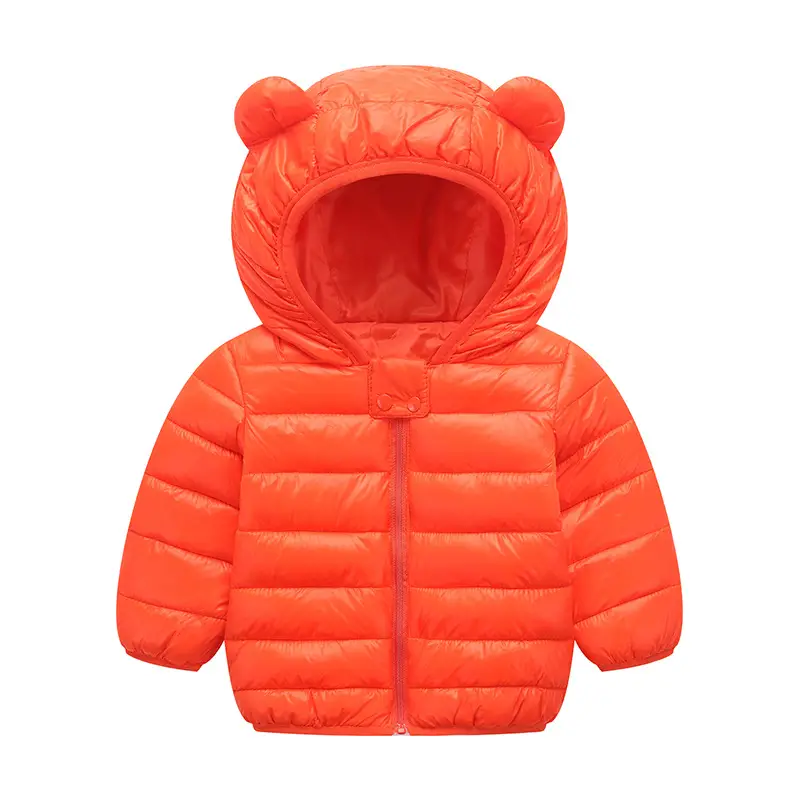 Blue Bear Ears Cotton Padded Coat for Kids Small Medium - Image 6