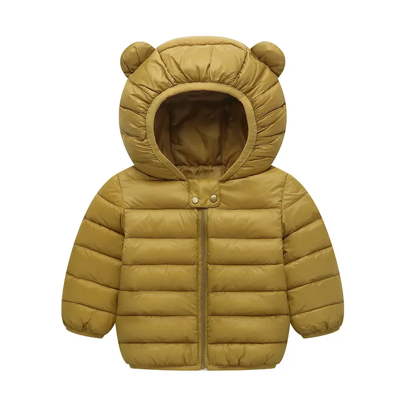 Blue Bear Ears Cotton Padded Coat for Kids Small Medium - Image 11