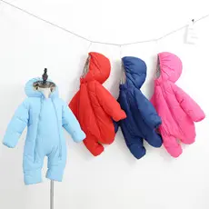 Blue Bear Ears Cotton Padded Coat for Kids Small Medium — feature 12