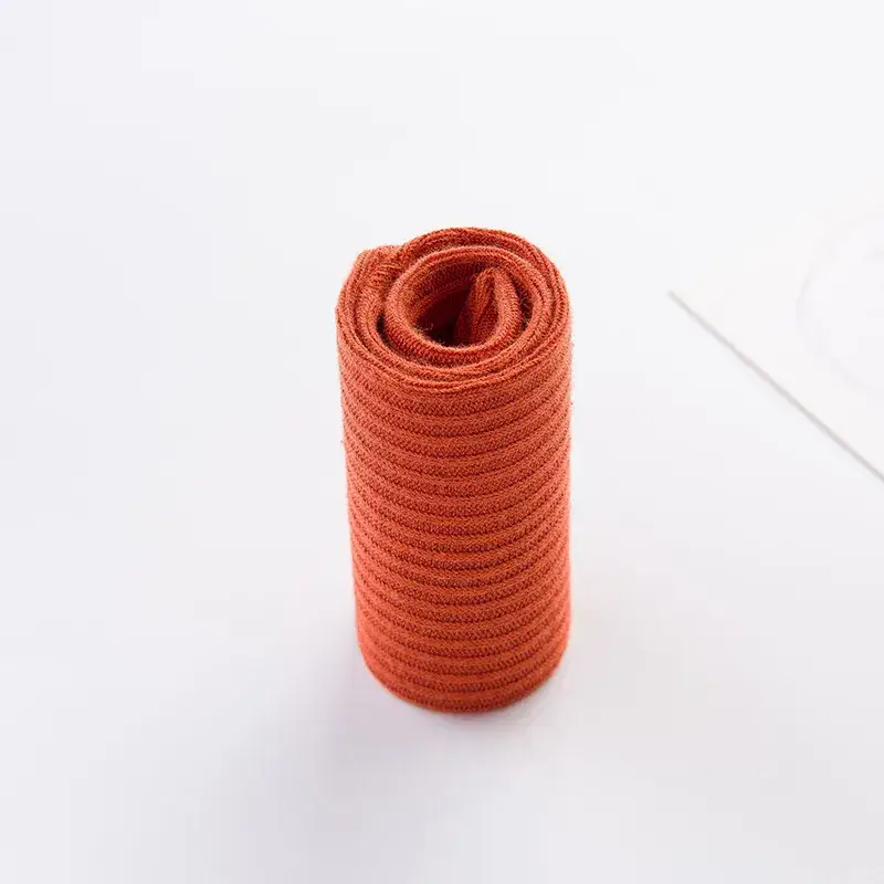 Japanese Ladies Pile Socks Vertical Stripe Cotton Spring Autumn - Image 3