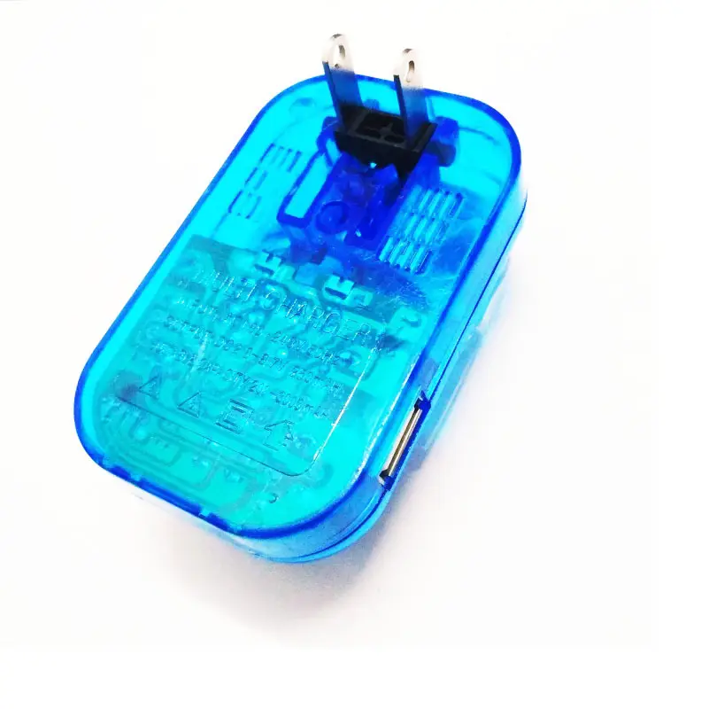 Pink USB Universal Mobile Battery Charger with Flat Plug - Image 2