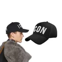 Men White Baseball Cap Adjustable Cap — feature 5