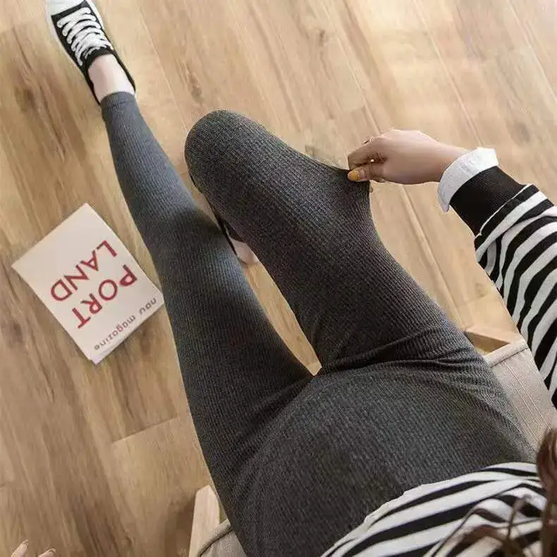 Pregnant Women's Skinny Leggings Spring Autumn Elastic Large Size - Image 18