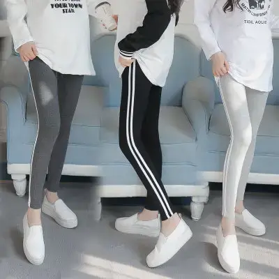 Pregnant Women's Skinny Leggings Spring Autumn Elastic Large Size - Image 20