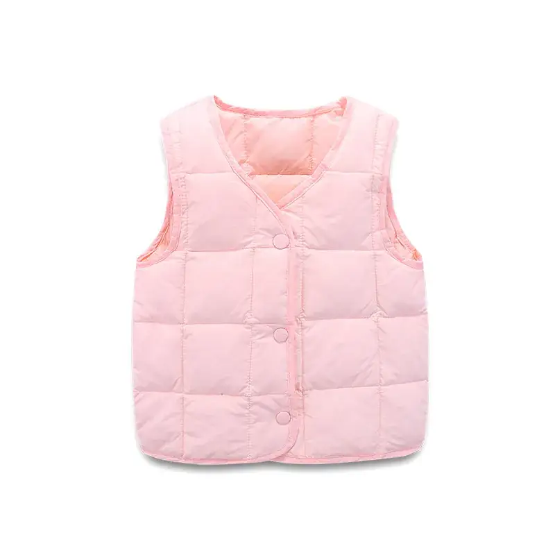 90 White Duck Down Baby Vest for Boys Girls Lightweight