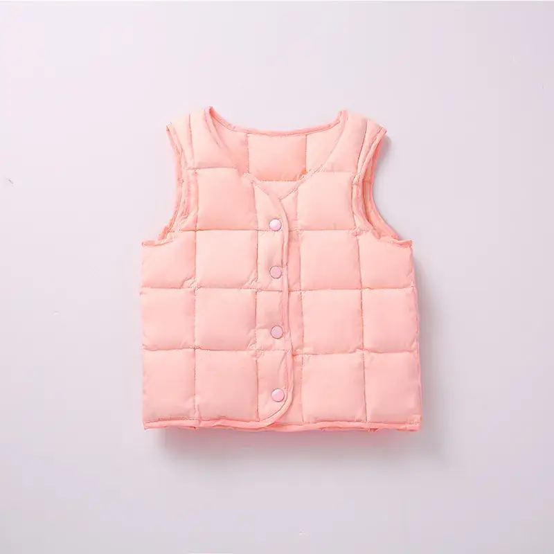 90 White Duck Down Baby Vest for Boys Girls Lightweight
