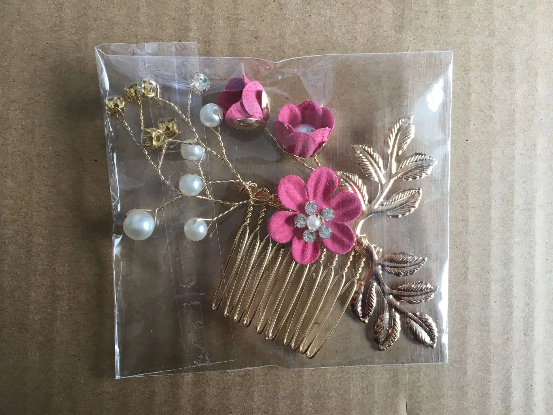 White Floral Hairpin with Pearl Accents for Weddings - Image 28