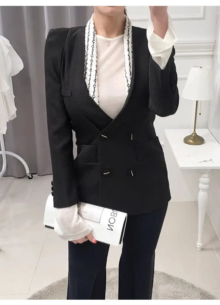 Pink Slimming Round Neck T-Shirt Top with Long Sleeve — feature 24