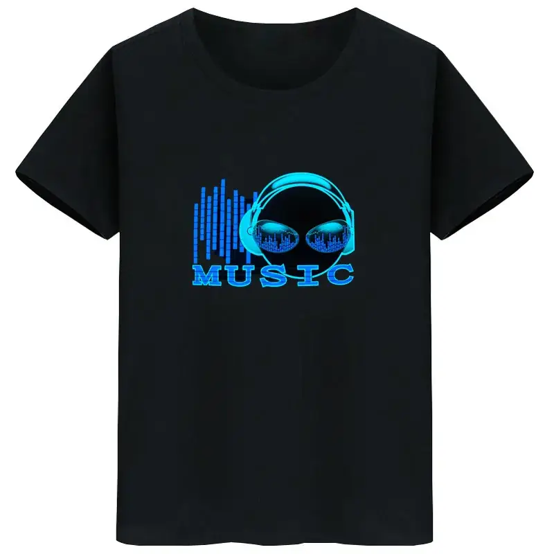 Wireless Touch Luminous T-shirt with Shake Tone & Electric Audio - Image 10