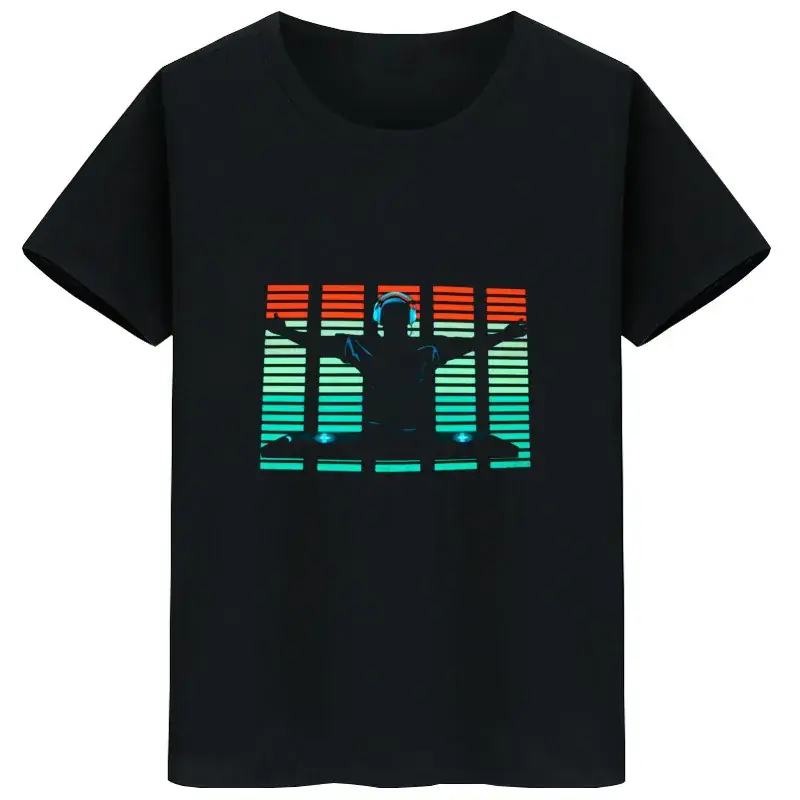 Wireless Touch Luminous T-shirt with Shake Tone & Electric Audio - Image 8