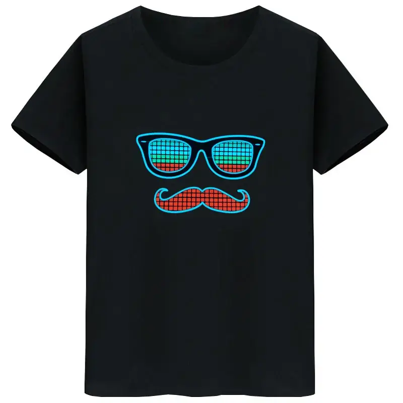 Wireless Touch Luminous T-shirt with Shake Tone & Electric Audio - Image 9