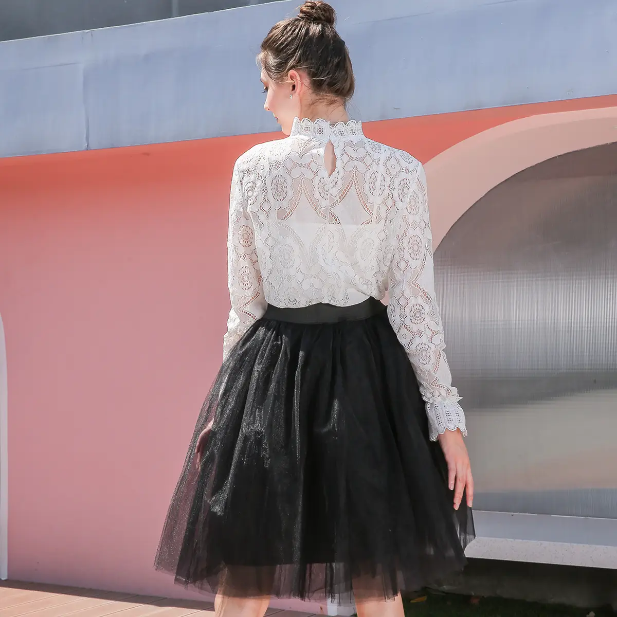 Women Multi-Layered Mesh Skirt High-End Fairy Fluttering