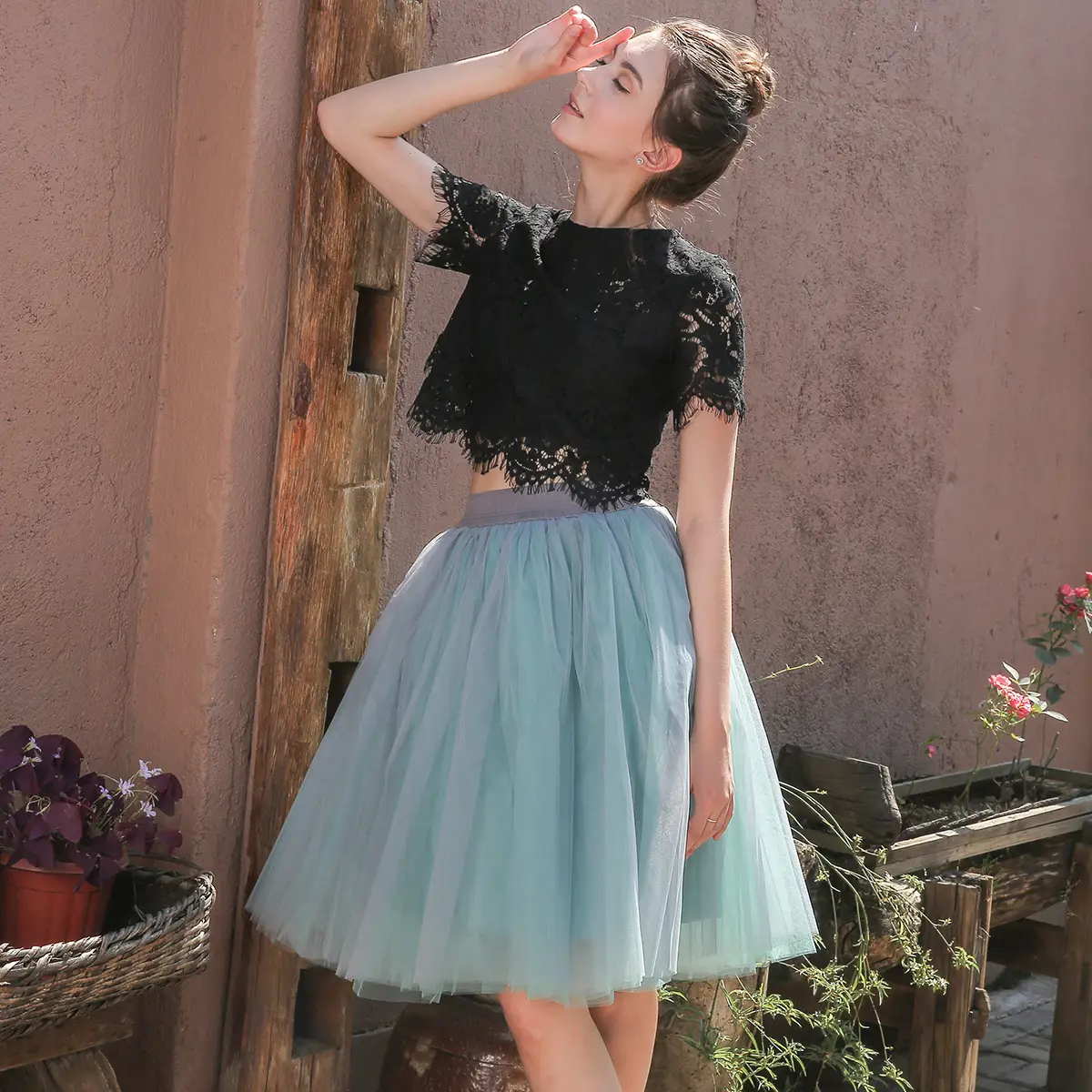 Women Multi-Layered Mesh Skirt High-End Fairy Fluttering