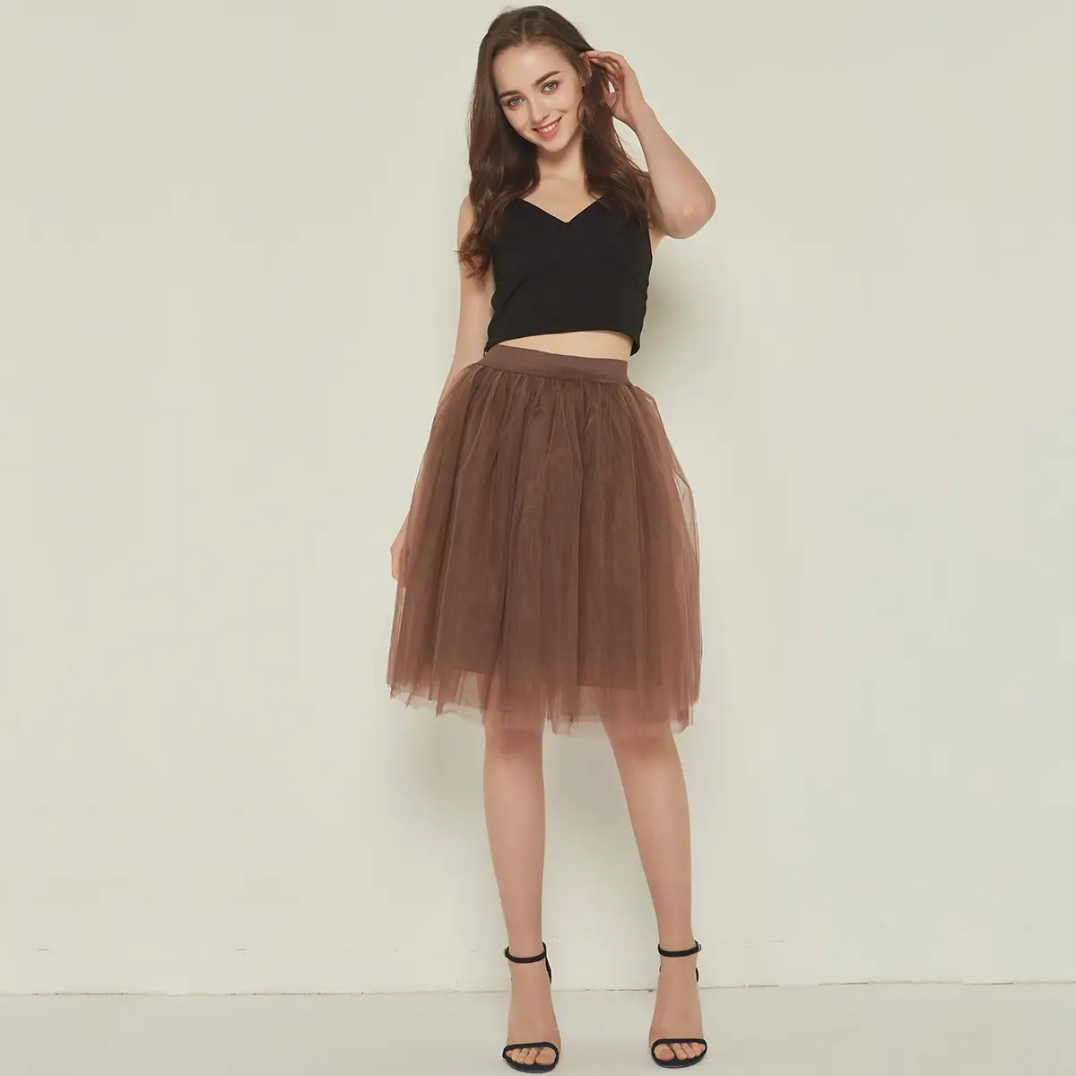 Women Multi-Layered Mesh Skirt High-End Fairy Fluttering