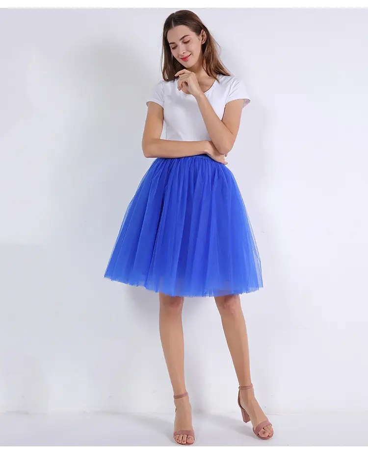 Women Multi-Layered Mesh Skirt High-End Fairy Fluttering