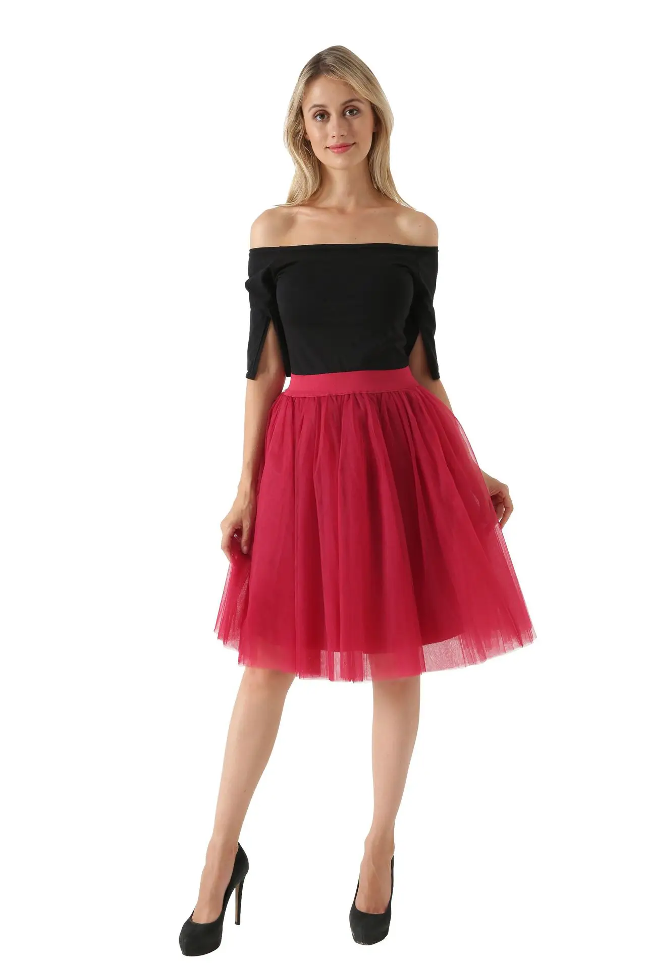 Women Multi-Layered Mesh Skirt High-End Fairy Fluttering