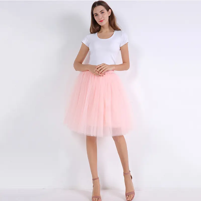 Women Multi-Layered Mesh Skirt High-End Fairy Fluttering