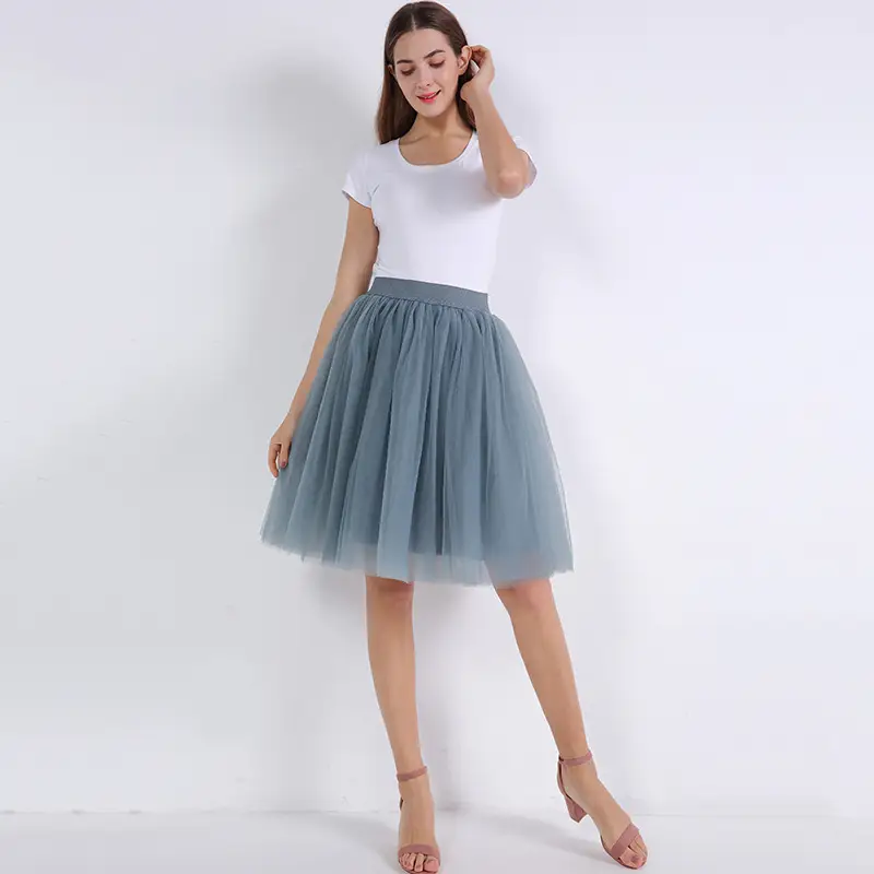 Women Multi-Layered Mesh Skirt High-End Fairy Fluttering