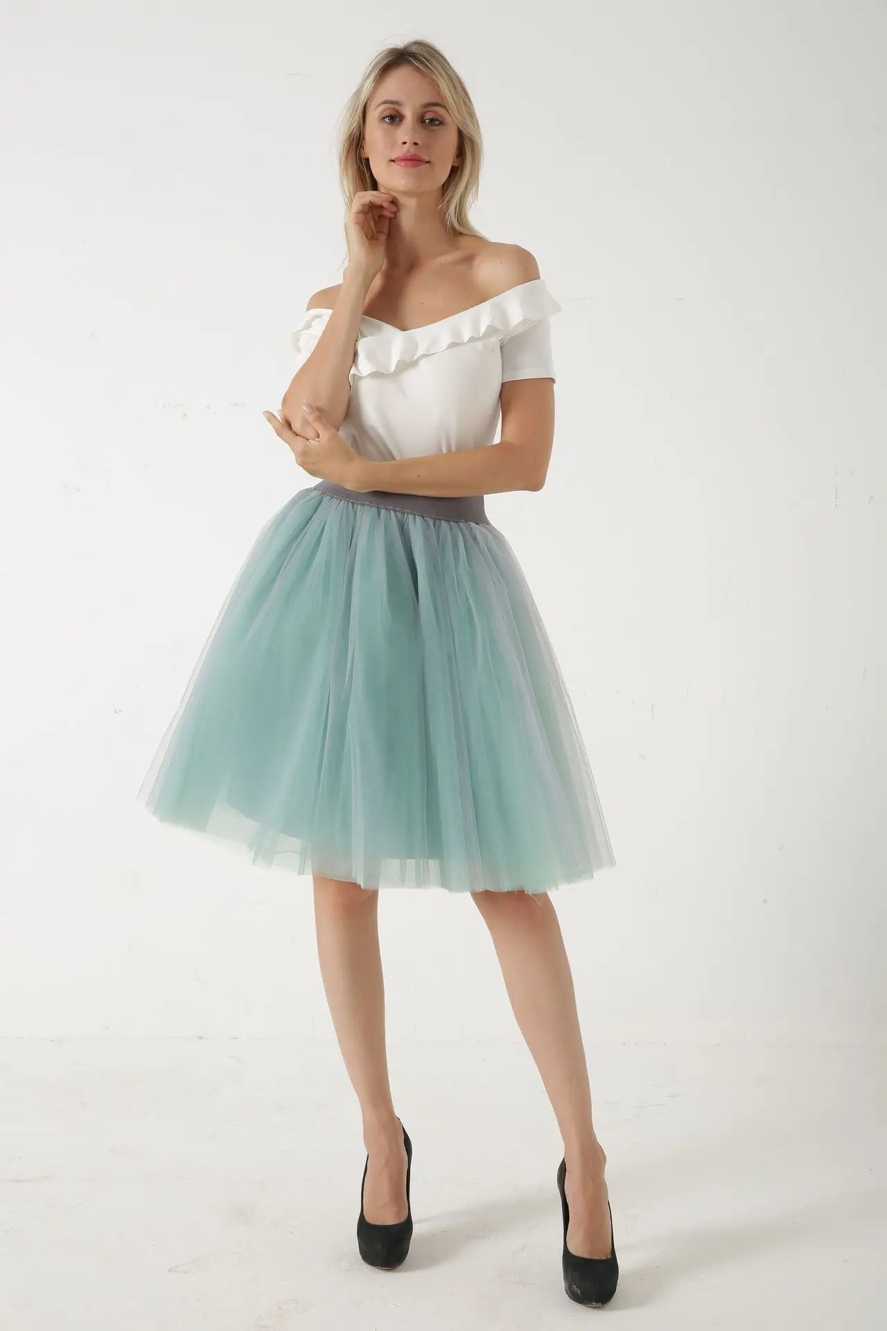 Women Multi-Layered Mesh Skirt High-End Fairy Fluttering