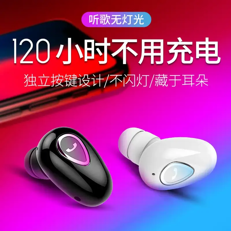 YX06 Bluetooth In-Ear Headset Silver Wireless - Image 12
