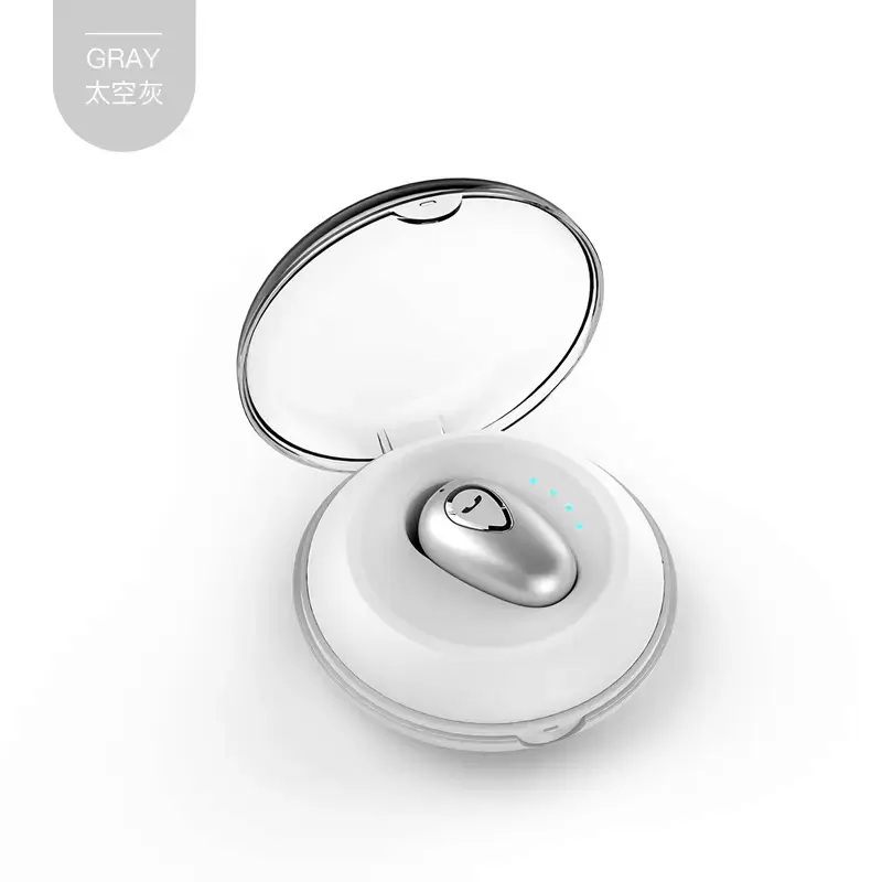 YX06 Bluetooth In-Ear Headset Silver Wireless - Image 10