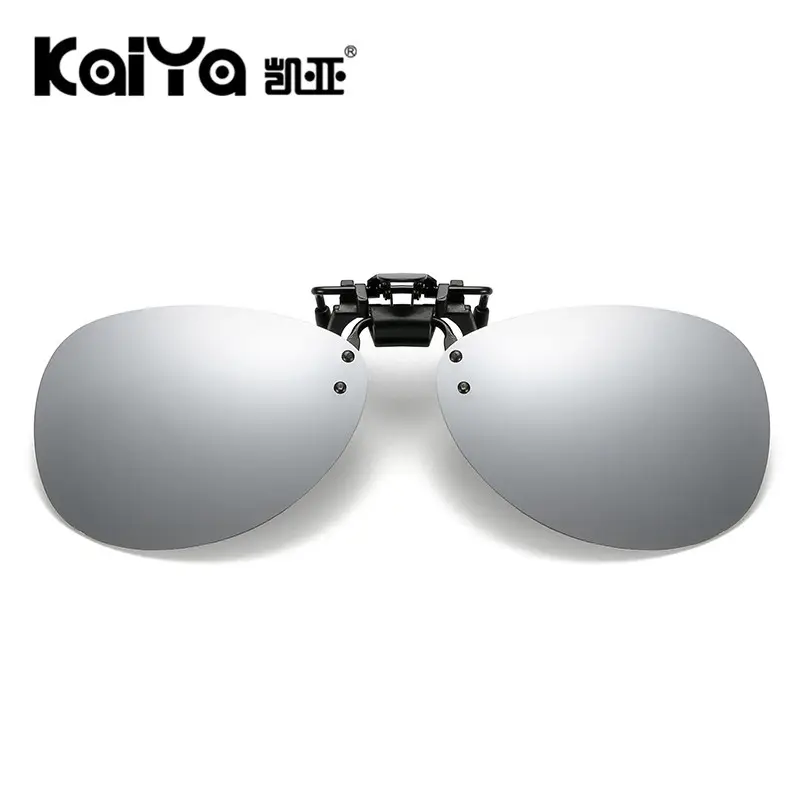 Kaiya Polarized Clip Sunglasses Green Night Vision