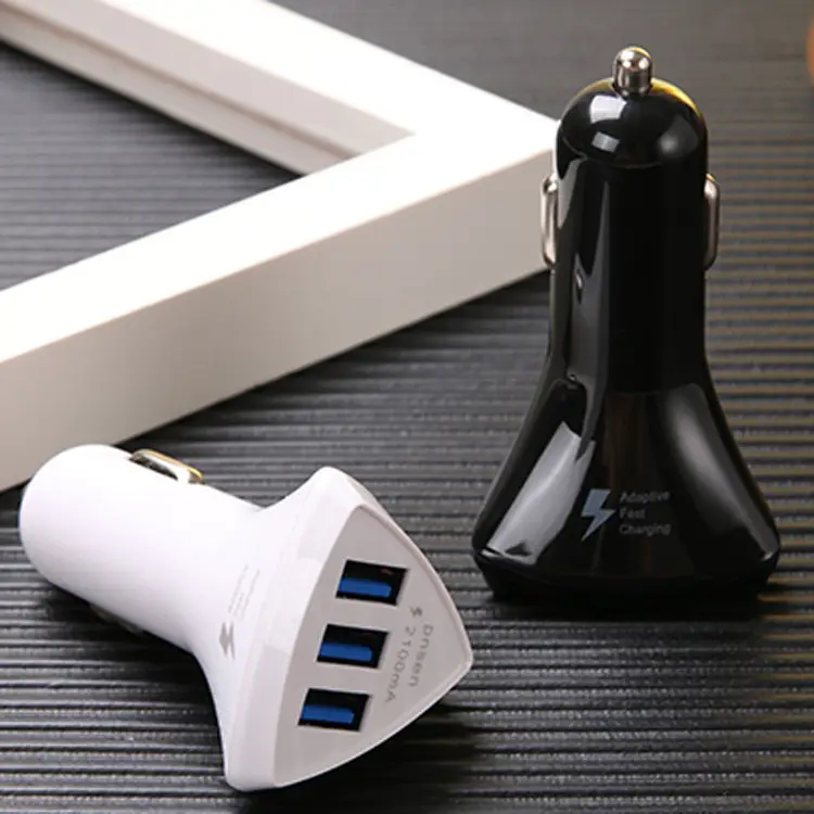 3U Fast Car Charger with USB 2.4A Output