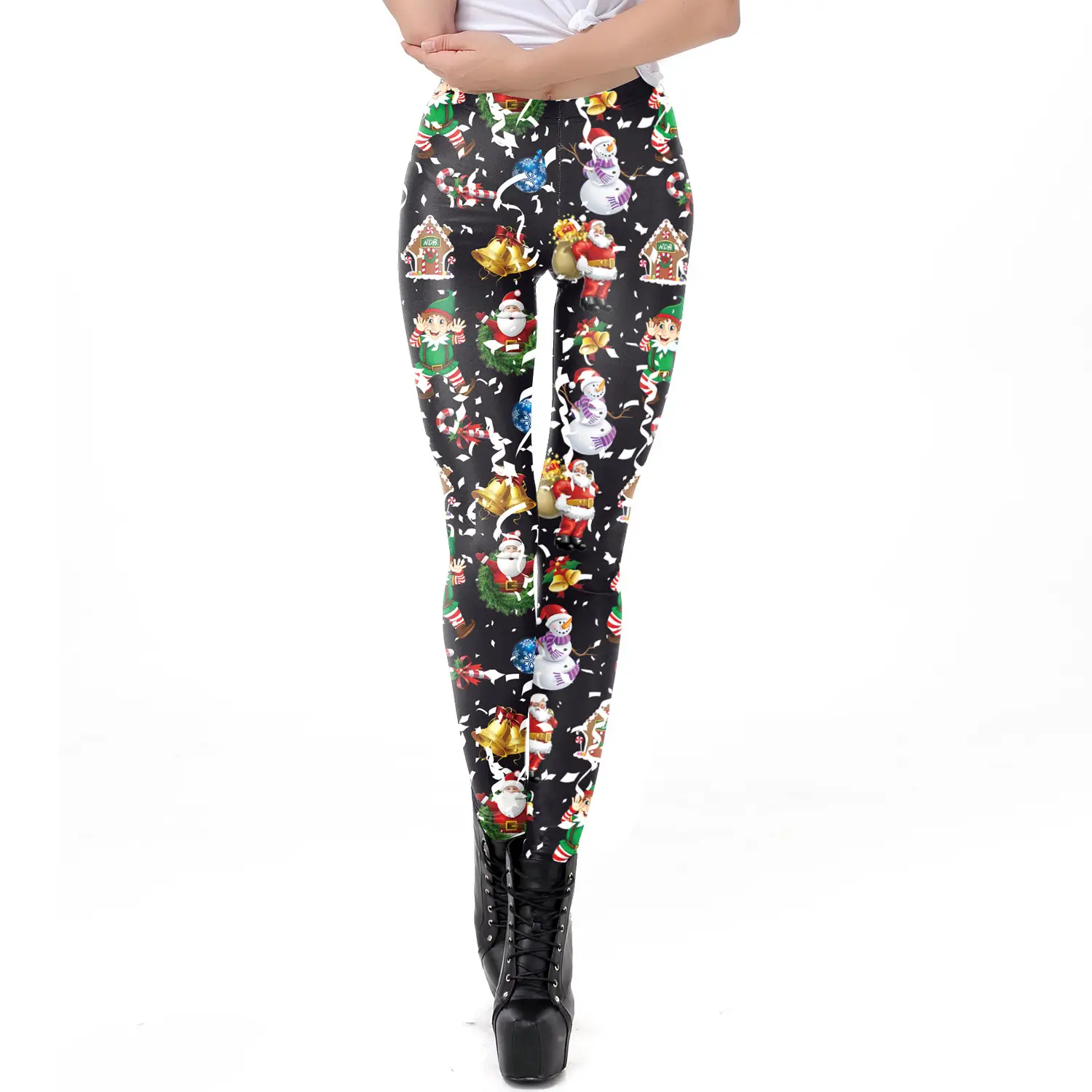 Digital Printed Christmas Leggings Women 2024